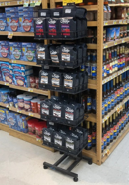 Adjustable 4 Tier Wire Basket Stand